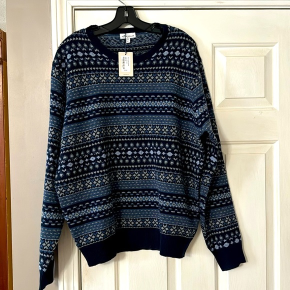 Peter Millar Men’s Navy bellows isle crewnecksweaterXL